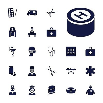 EPS 해외이미지 모자 디자인 백그라운드 일러스트 청진기 함께함 건강 병원 가면 그래픽 세트 약 페인트 간호사 의사 흰색 도움 구급차 심볼 사인 반사경 조립 고립 돌봄 헬프 벡터 해외202310 해외일러스트 잡화 컬러 컨셉 의학 의료기기 모션 자동차 의료진 파일형식