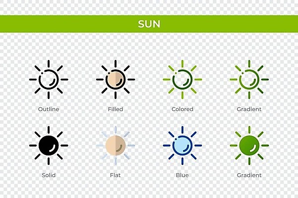 JPG 해외이미지 선 일러스트 타이포그라피 사람없음 태양 격자 그라데이션 해외202310 해외일러스트 자연요소 문자 무늬 파일형식