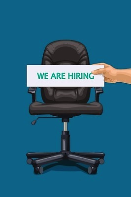 EPS 해외이미지 직업 디자인 배너 백그라운드 컨셉 의자 일러스트 비즈니스 노동자 앉기 사람없음 파란색 사무실 업무 메시지 가죽 종업원 사인 검색 경영자 면접 사냥 모집 발견 고용 수배 채용 벡터 해외202310 해외일러스트 컬러 가구 모션 구직 작업 리더 파일형식