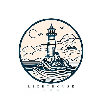 EPS 해외이미지 파도 바다 섬 스티커 일러스트 회사 가이드 주택 등대 항해 경고 안전 해변 건물 물 빛 라벨 탑 항구 희망 나침반 신호등 방향 심볼 흔적 검색 신호 보안 배지 네비게이션 고립 지리 활자 벡터 해외202310 해외일러스트 자연요소 직업 건축물 감정 배_교통 비즈니스 교통시설 프레임 활자판 파일형식