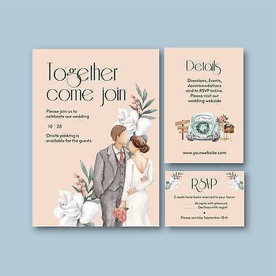 EPS 해외이미지 여자 남자 꽃 부케 일러스트 안기 결혼식 들기 상반신 성인 두명 신랑신부 성인만 해외202310 해외일러스트 식물 신부_웨딩 꽃다발 신랑 결혼 모션 사람 파일형식 벡터