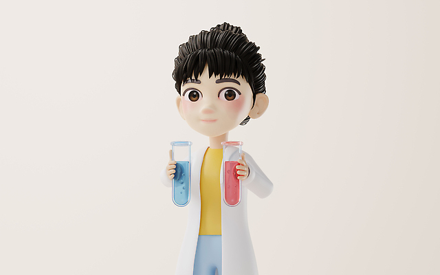 JPG 해외이미지 여자 한명 들기 상반신 성인 3D 의사가운 연구원 물약 물약병 성인여자한명만 해외202310 해외포토 포토 직업 1 모션 사람 약 의사 가운 디지털합성 여자한명만 성인여자만 파일형식