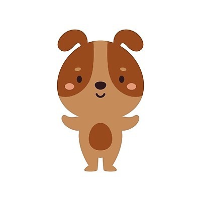 EPS 해외이미지 행복 동물캐릭터 일러스트 사람없음 반려동물 개 심플 해외202310 해외일러스트 일러캐릭터 동물 캐릭터 감정 포유류 파일형식 벡터