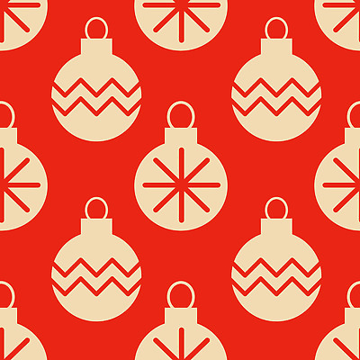 EPS 해외이미지 크리스마스 패턴 일러스트 사람없음 빨간색 패턴백그라운드 빈티지 오너먼트 해외202310 해외포토 포토 기념일 컬러 백그라운드 컨셉 크리스마스장식 무늬 파일형식 벡터