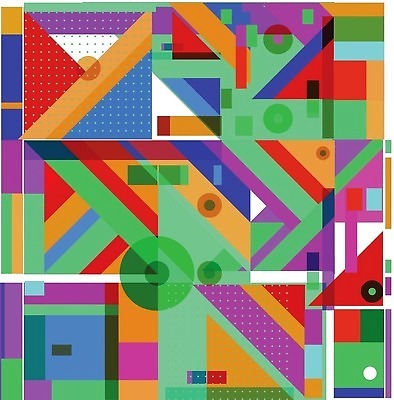 EPS 해외이미지 디자인 일러스트 사람없음 그래픽 컬러풀 삼각형 기하학 해외202310 해외일러스트 도형 컬러 무늬 파일형식 벡터