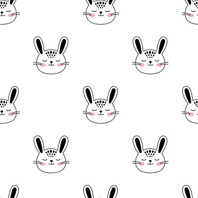 EPS 해외이미지 클립아트 동물 캐릭터 디자인 얼굴 어린이 분홍색 컬러 백그라운드 패턴 일러스트 소년 장식 머리 놀이방 흰색 아기 직물 토끼 낙서 인쇄 만화 천 심볼 포장지 그림 질감 손그림 고립 스칸디나비아 엘리먼트 총구 포장소품 벡터 반복 해외202310 해외일러스트 일러캐릭터 남자 무늬 포장 포유류 사람 신체부위 반려동물 오브젝트 포장재료 파일형식