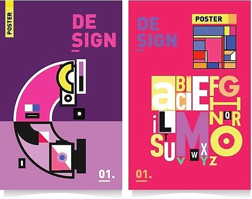 EPS 해외이미지 도형 알파벳 포스터 백그라운드 일러스트 추상 타이포그라피 사람없음 컬러풀 화려 해외202310 해외일러스트 문자 영어 컬러 컨셉 무늬 파일형식 벡터