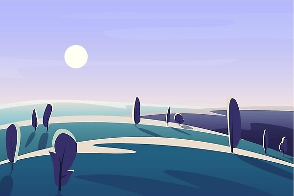 EPS 해외이미지 나무 식물 템플릿 디자인 계절 밭 일러스트 자연 하늘 날씨 잔디 평화 환경 계곡 화목 침묵 황혼 새벽 자유 달 시골 야간 저녁 땅 언덕 지역 엘리먼트 벡터 해외202310 해외일러스트 자연요소 컨셉 농업 소리 일몰 생태계 파일형식