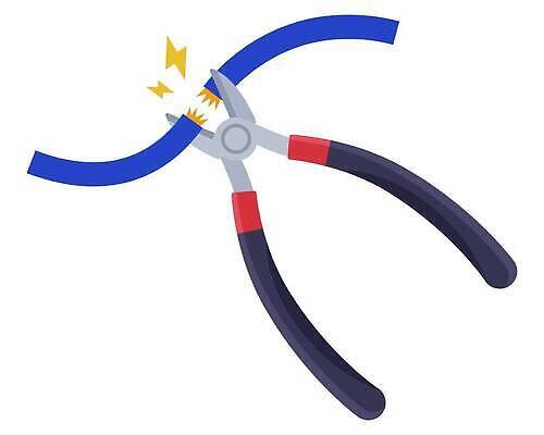 EPS 해외이미지 인터넷 일러스트 불꽃 집게 파란색 금속 손상 장비 에너지 기구 공구 수리 코드 연결 번개 자르기 철 오브젝트 날카로움 철사 볼트 고정 찢어짐 섬유 펜치 공학 구리 커터 광학 벡터 배선 해외202310 해외일러스트 교육 컬러 컨셉 모션 재질 불 날씨 한자 도구 직물 원소 파일형식