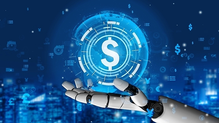 JPG 해외이미지 손 일러스트 미래 기술 신체부위 파란색 3D 달러 디지털 유로 도시 네트워크 엔 로봇 보케 해외202310 해외포토 포토 컬러 컨셉 돈 사람 디지털합성 파일형식