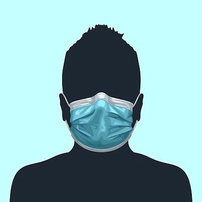 EPS 해외이미지 실루엣 얼굴 일러스트 건강 병원 가면 안전 사람 파란색 약 고통 장비 추위 의사 흰색 수술 오염 바이러스 보호 질병 일회용 오브젝트 예방 감염 전염 알레르기 고립 돌봄 위생관리 인플루엔자 전염병 살균 현실 해외202310 해외일러스트 감정 컬러 컨셉 의학 모션 촬영기법 관리 신체부위 의료진 파일형식 벡터