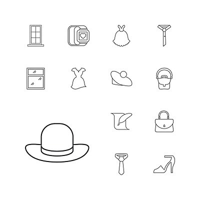 EPS 해외이미지 모자 디자인 드레스 옷 여자 실루엣 종이 백그라운드 가방 일러스트 창문 넥타이 그래픽 세트 뷰티 유행 문 검은색 벨트 흰색 우아함 샌들 심볼 깃털 오브젝트 사인 고립 엘리먼트 스타일 벡터 해외202310 해외일러스트 잡화 컬러 신발 컨셉 촬영기법 사람 파일형식