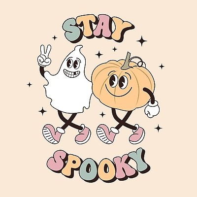 EPS 해외이미지 일러스트 호박 사람없음 반짝임 할로윈 유령 브이 키치 해외202310 해외일러스트 컨셉 채소 모션 손짓 파일형식 벡터