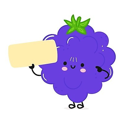 EPS 해외이미지 일러스트 포도 들기 사람없음 귀여움 가리킴 과일캐릭터 포도캐릭터 해외일러스트 일러캐릭터 캐릭터 컨셉 과일 모션 손짓 파일형식 벡터