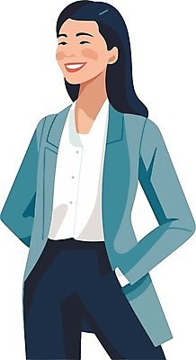 EPS 해외이미지 여자 일러스트 한명 상반신 성인 비즈니스우먼 성인여자한명만 해외202310 해외일러스트 1 비즈니스 사람 직장인 여자한명만 성인여자만 파일형식 벡터