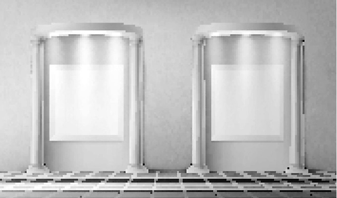 EPS 해외이미지 모양 배너 벽 백그라운드 일러스트 건축양식 조명 바닥 간판 프레임 광고판 미술 사람없음 내부 건물 장식 빛 3D 공백 궁전 방 수확 골동품 흰색 기둥 역사 클래식 미술관 타일 그리스 아치 박물관 대문 직사각형 조형 빛망울 로마인 목업 벡터 현실 비어있는 해외202310 해외일러스트 도형 건축물 건축 유럽 컬러 컨셉 고건축 농업 문화예술 알림판 인종 문 디지털합성 판 파일형식