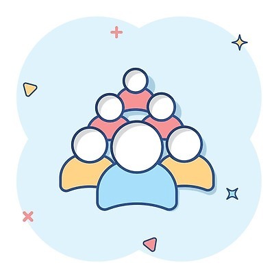 EPS 해외이미지 하늘색 일러스트 사람모양 사람없음 반짝임 조직 삼각형 심플 해외202310 해외일러스트 모양 도형 모션 파란색 파일형식 벡터