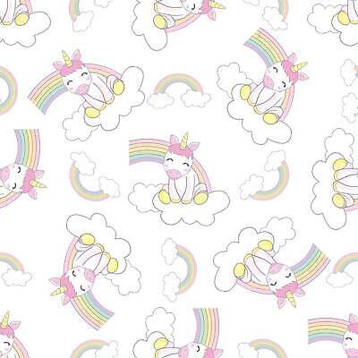 EPS 해외이미지 백그라운드 무지개 패턴 일러스트 사람없음 귀여움 유니콘 해외202310 해외일러스트 자연요소 컨셉 무늬 파일형식 벡터