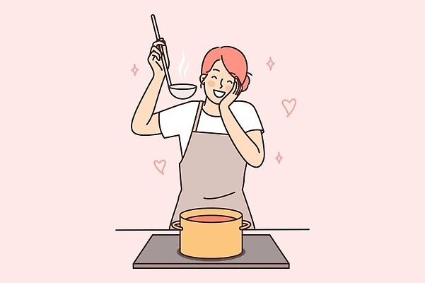 EPS 해외이미지 접시 여자 행복 음식 컨셉 다이어트 일러스트 엄마 주방용품 주택 요리 서기 미소 사람 주방 식당 숟가락 요리사 저녁식사 아내 맛 수프 냄비 상품 난로 실업자 먹기 준비 주부 냄새 레시피 점심식사 고립 캐서롤 핸드메이드 벡터 해외202310 해외일러스트 직업 식기 감정 생활용품 가족 모션 수저 표정 건강 건물 상점 식사 용기_그릇 솥 난방기 파일형식