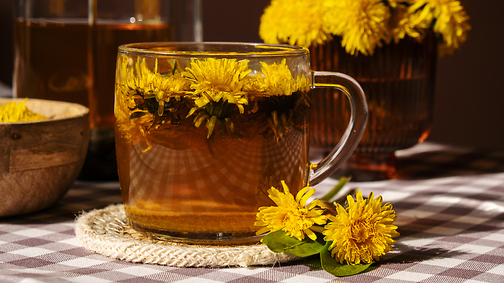 포토 JPG 해외이미지 사람없음 노란색 식탁보 찻잔 민들레 컵받침 체크무늬 찻잎 꽃차 해외202310 해외포토 꽃 컬러 무늬 잔 차_음료 받침대 파일형식