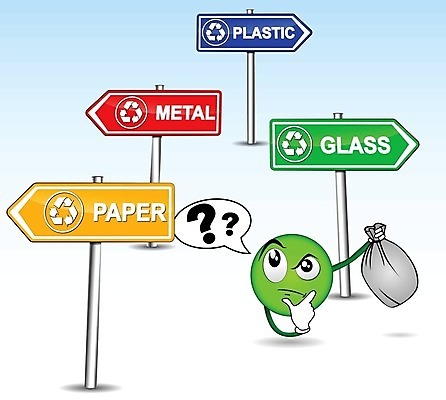 EPS 해외이미지 무료이미지 캐릭터 컨셉 생각 일러스트 설명 들기 사람없음 재활용 표지판 쓰레기 고민 에코 분리수거 재활용품 쓰레기봉투 분류 해외202310 해외일러스트 일러캐릭터 감정 모션 봉투 알림판 환경 친환경 파일형식 벡터 무료콘텐츠