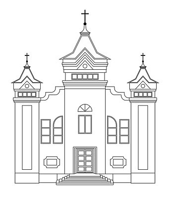 EPS 해외이미지 전통 디자인 종교 결혼 십자가 일러스트 건축양식 사랑 건물 성당 교회 검은색 흰색 기도 플랫 스케치 심볼 사인 그림 신성 고립 랜드마크 신앙심 벡터 해외202310 해외일러스트 건축물 건축 감정 컬러 종교건축 미술 이벤트 파일형식