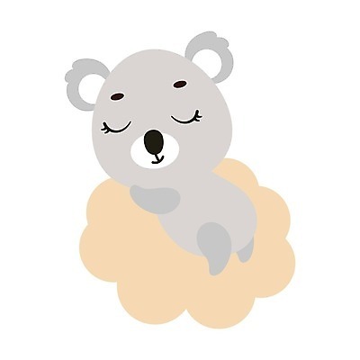 EPS 해외이미지 행복 동물캐릭터 일러스트 사람없음 잠 심플 코알라 해외202310 해외일러스트 일러캐릭터 동물 캐릭터 감정 포유류 파일형식 벡터