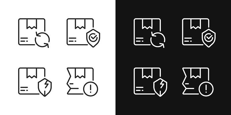 EPS 해외이미지 클립아트 편집 선 일러스트 미술 빛 세트 상자 픽토그램 검은색 웹 어둠 손상 흰색 플랫 실패 수집 불안 심볼 서비스 그림 보안 상업 심플 윤곽 팩 패키지 소매 보험 UI 경영 얇은 이슈 취급주의 벡터 해외202310 해외일러스트 감정 컬러 컨셉 인터넷 비즈니스 문화예술 경고 안전 화장품 좌절 파일형식