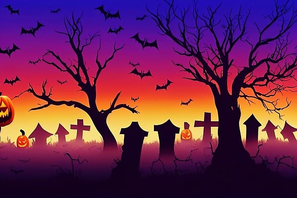 포토 JPG 해외이미지 나무 템플릿 디자인 실루엣 일러스트 휴가 흑백 파노라마 사람없음 그래픽 장식 가로 울타리 검은색 어둠 할로윈 흰색 죽음 무덤 야간 신비 무서움 만화 묘사 장면 까마귀 나쁜 고딕 땅바닥 악몽 옛날 호러 오싹 해외202310 해외일러스트 자연요소 식물 감정 컬러 컨셉 조류 바닥 촬영기법 담장 공포 파일형식