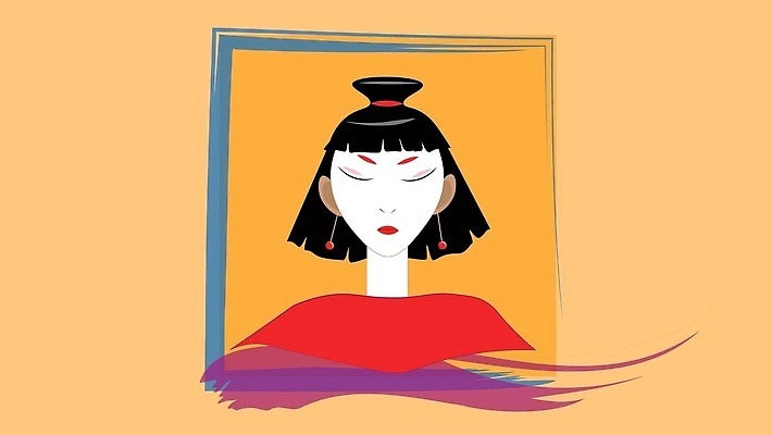 EPS 해외이미지 캐릭터 전통 디자인 드레스 여자 아시아 문화 얼굴 인형 일러스트 미술 미소 사람 동양인 그래픽 유행 일본 웹 중국 화려 플랫 기모노 만화 심볼 피부 사인 게이샤 고립 벡터 해외202310 해외일러스트 일러캐릭터 옷 나라 컨셉 인터넷 문화예술 표정 인종 신체부위 일본전통의상 파일형식