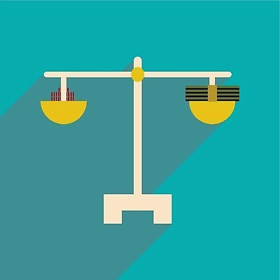 EPS 해외이미지 일러스트 사람없음 균형 심볼 양팔저울 해외202310 해외일러스트 저울 파일형식 벡터