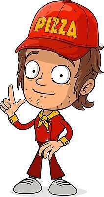 EPS 해외이미지 캐릭터 남자 행복 얼굴 음식 유니폼 일러스트 피자 사람 소년 빨간색 컬러풀 노란색 머리 흰색 표현 업무 입 만화 입술 코 층 애니메이션 고립 스타일 벡터 해외202310 해외일러스트 일러캐릭터 옷 감정 어린이 컬러 패스트푸드 서양음식 신체부위 작업 파일형식