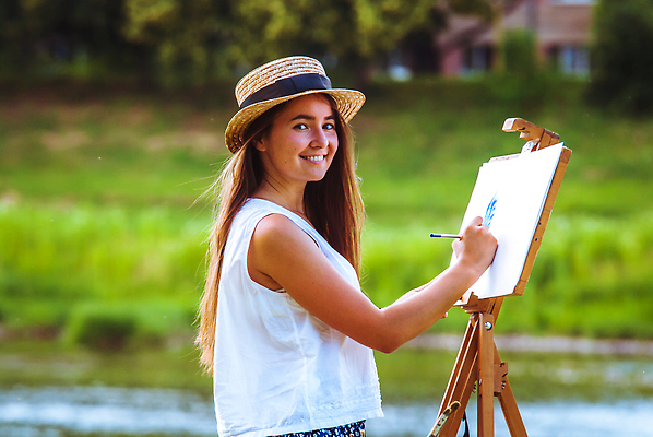 포토 JPG 해외이미지 백인 1 라이프스타일 여자 컬러 자연 휴식 수채화 창조 미술 한명 사람 풍경 성인 취미 야외 목재 초록색 여름 뷰티 페인트 붓 팔레트 기름 담요 이젤 그림 복고 예술가 캔버스 페인트붓 화가 해외202310 해외포토 서양인 나무 직업 계절 음식 컨셉 재료 문화예술 생활 미술도구 생태계 파일형식