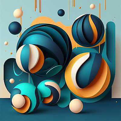 JPG 해외이미지 디자인 예술 선 일러스트 추상 미래 사람없음 컬러풀 원형 화려 입체 기하학 해외202310 해외일러스트 도형 컬러 컨셉 무늬 파일형식