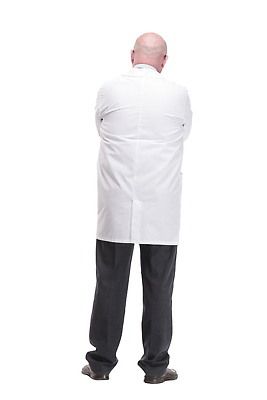 포토 JPG 해외이미지 전신 남자 한명 서기 성인 뒷모습 팔짱 흰가운 성인남자한명만 해외202310 해외포토 1 뷰포인트 모션 사람 가운 남자한명만 성인남자만 파일형식