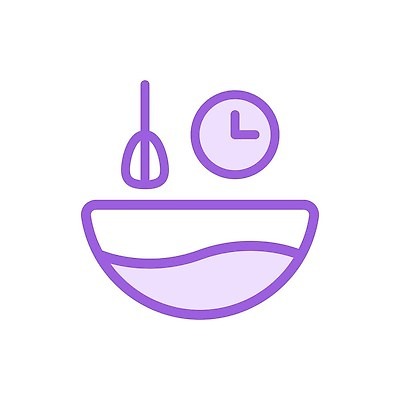 EPS 해외이미지 디자인 선 컨셉 일러스트 요리 픽토그램 디지털 보라색 웹 심볼 윤곽 UI 고립 벡터 해외202310 해외일러스트 컬러 인터넷 파일형식