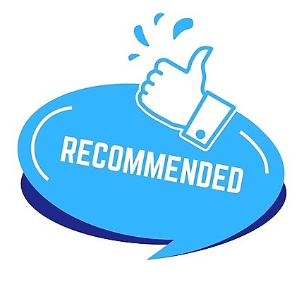 EPS 해외이미지 무료이미지 스티커 일러스트 사람없음 파란색 라벨 최고 사인 손모양 추천 벡터 해외202310 해외일러스트 모양 컬러 프레임 파일형식 무료콘텐츠 손_신체부위