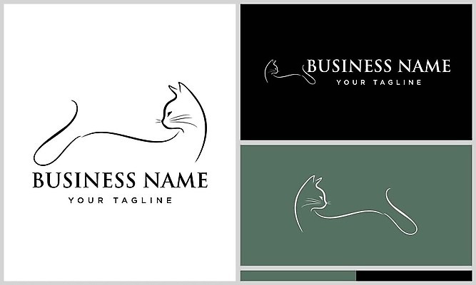 EPS 해외이미지 동물 디자인 백그라운드 일러스트 추상 미술 그래픽 반려동물 검은색 고양이 개 낙서 만화 스케치 심볼 라인아트 사인 그림 꼬리 심플 윤곽 손그림 벡터 해외202310 해외일러스트 선 컬러 무늬 포유류 문화예술 파일형식