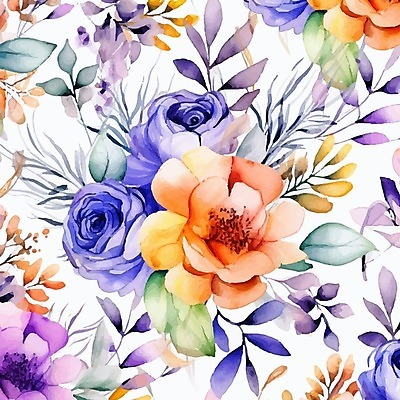 EPS 해외이미지 꽃 잎 꽃무늬 일러스트 사람없음 컬러풀 투명 해외202310 해외일러스트 식물 컬러 무늬 파일형식 벡터