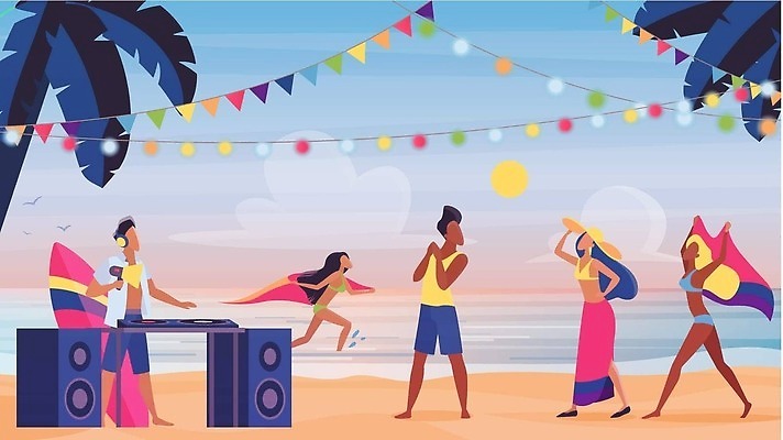 EPS 해외이미지 나무 캐릭터 남자 수영복 포스터 음악 바다 섬 백그라운드 일러스트 모션 자연 휴가 함께함 손바닥 사람 성인 야외 물 여름 태양 파티 수영 소리 춤 뜨거움 플랫 군중 시원함 만화 DJ 디스코 시스템 비치웨어 이국적 벡터 성소수자 해외202310 해외일러스트 일러캐릭터 자연요소 식물 손 옷 계절 컨셉 문화예술 이벤트 수상스포츠 생태계 파일형식