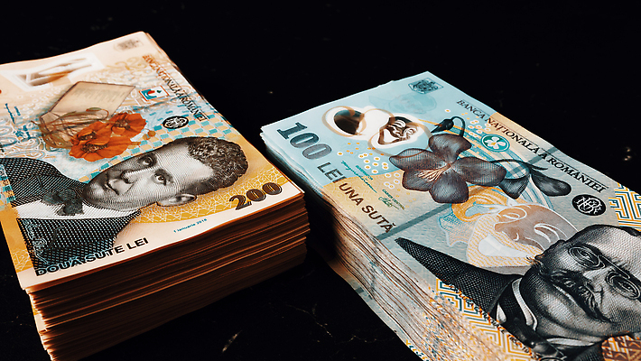 포토 JPG 해외이미지 지폐 돈 사람없음 금융 재산 가치 루마니아 계산서 해외202310 해외포토 유럽 경제 파일형식