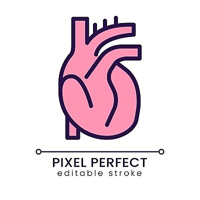 EPS 해외이미지 무료이미지 일러스트 의학 건강 사람없음 심장 심볼 해외202310 해외일러스트 장기_의학 파일형식 벡터