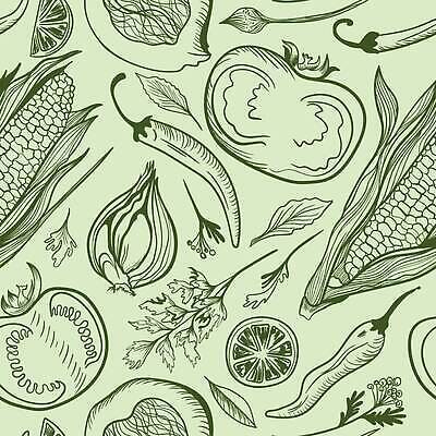 EPS 해외이미지 손 디자인 선 음식 백그라운드 잎 패턴 다이어트 토마토 채소 일러스트 재료 자연 양파 파슬리 건강 옥수수 요리 초록색 여름 세트 주방 이탈리아 수확 신선 시장 플랫 낙서 스케치 수집 메뉴 그림 유기농 라임 후추 바질 아보카도 고립 과카몰리 채식주의자 벡터 해외202310 해외일러스트 식물 웰빙 계절 유럽 컬러 무늬 농업 과일 곡류 미술 신체부위 소스_음식 향신료 생태계 채식 파일형식