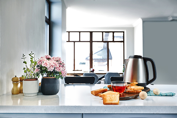 포토 JPG 해외이미지 식재료 창문 사람없음 계란 꽃병 아침식사 식빵 토스트 홍차 전기포트 해외202310 해외포토 꽃 빵 차_음료 알 식사 파일형식