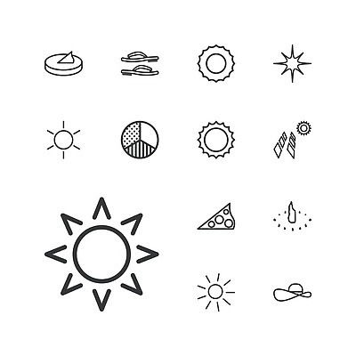 EPS 해외이미지 일러스트 그래프 사람없음 태양 심볼 해외202310 해외일러스트 자연요소 파일형식 벡터