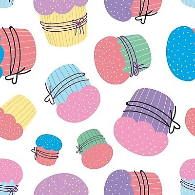 EPS 해외이미지 일러스트 사람없음 달콤 컵케이크 머핀 해외202310 해외일러스트 빵 케이크 맛 파일형식 벡터