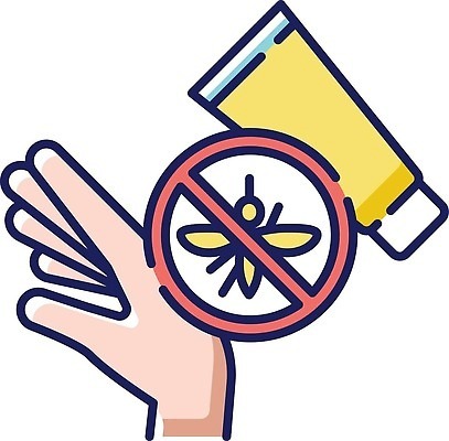 EPS 해외이미지 무료이미지 손 일러스트 건강 신체부위 약 해충 보호 크림 예방 모기 연고 해외202310 해외일러스트 컨셉 의학 사람 벌레 파일형식 벡터 무료콘텐츠