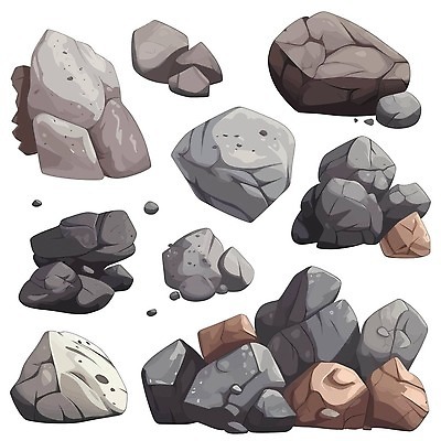 EPS 해외이미지 디자인 벽 일러스트 자연 표면 산 미술 건물 그래픽 장식 세트 쌓기 검은색 블록 회색 조약돌 바위 거친 그룹 파편 매끈함 큼 만화 천 심볼 묘사 오브젝트 그림 질감 무거움 흙더미 내추럴 고립 고체 깨짐 엘리먼트 지질학 콘크리트 화강암 벡터 해외202310 해외일러스트 건축물 교육 컬러 컨셉 모션 문화예술 흙 암석 돌_바위 직물 감각 무게 크기 생태계 파일형식 더미