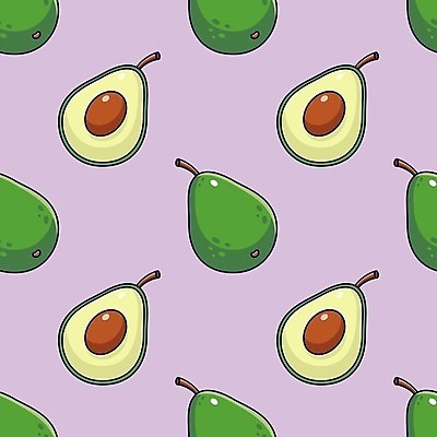 EPS 해외이미지 무료이미지 디자인 패턴 일러스트 사람없음 초록색 보라색 패턴백그라운드 아보카도 해외202310 해외일러스트 컬러 백그라운드 무늬 과일 파일형식 벡터 무료콘텐츠