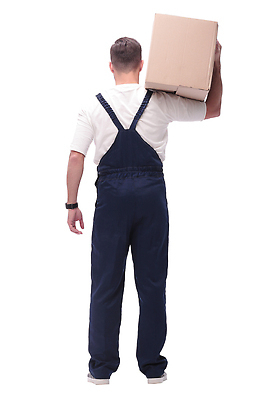 포토 JPG 해외이미지 전신 남자 한명 서기 들기 성인 뒷모습 멜빵바지 택배상자 성인남자한명만 해외202310 해외포토 1 뷰포인트 바지 모션 사람 상자 멜빵 택배 남자한명만 성인남자만 파일형식